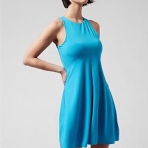 Athleta Vibrant Blue Mini Dress
